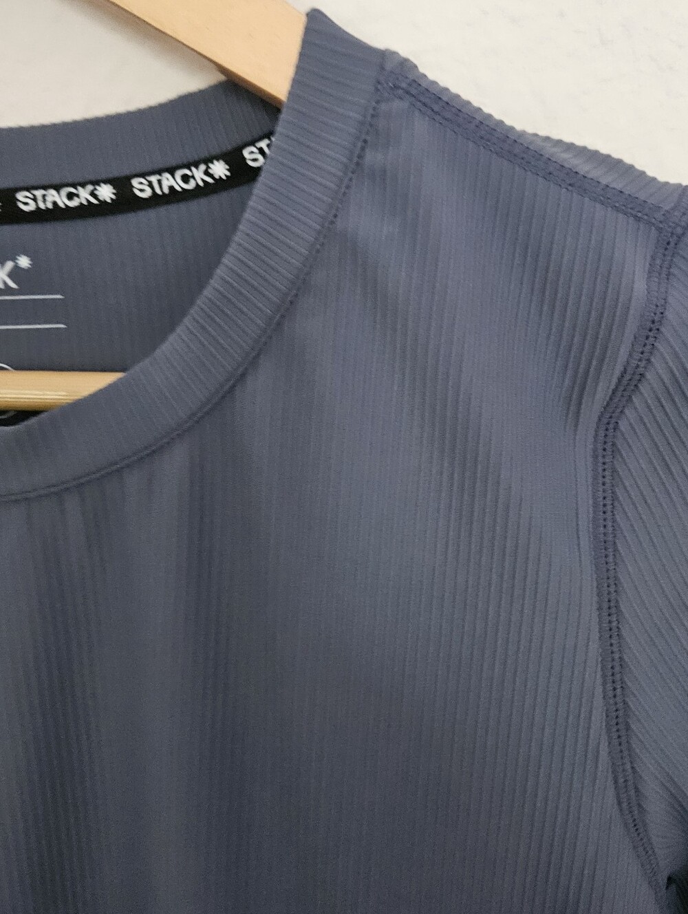 Stack RibTech Courtside Blue Long Sleeve Athletic Dress Sz L - Picture 7 of 13